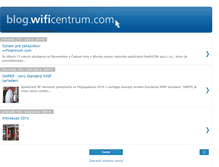 Tablet Screenshot of blog.wificentrum.com
